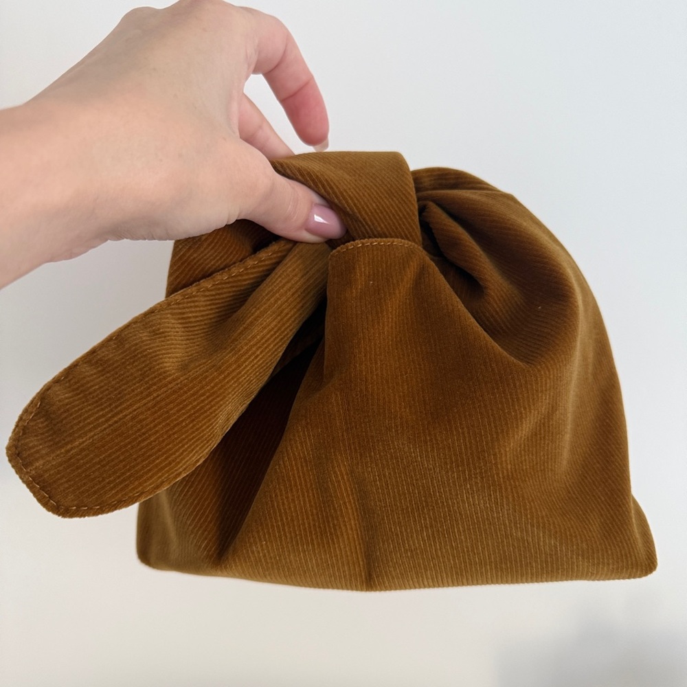 MERIT Knot Bags – Brown Corduroy & Blue Velvet (Set of 2)